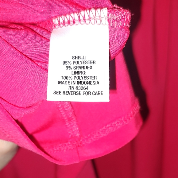 Dressbarn bright pink XL Wrap Dress - Picture 5 of 5